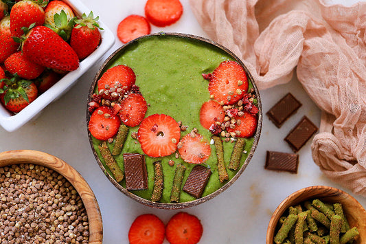 Baking With Trupo Treats: Vegan Green Smoothie Bowls with Cacao for Coconuts