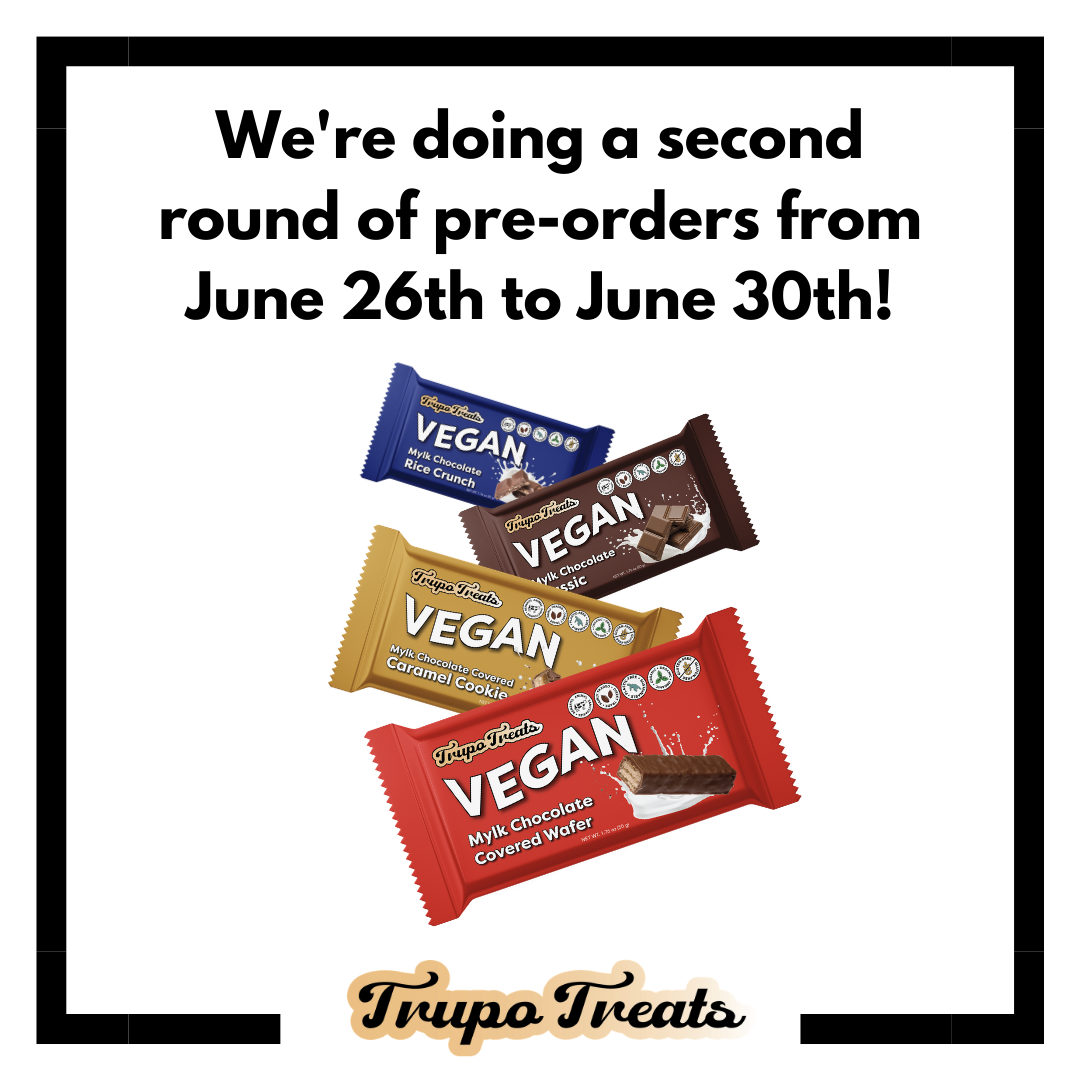 Here’s Your Second Chance to Preorder Trupo Treats New Vegan Milk Chocolate Bars!