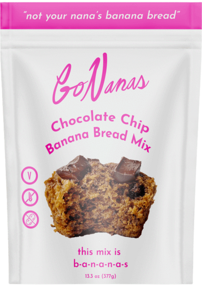 Chocolate Chip Banana Bread Mix by Buy Go Bananas LLC